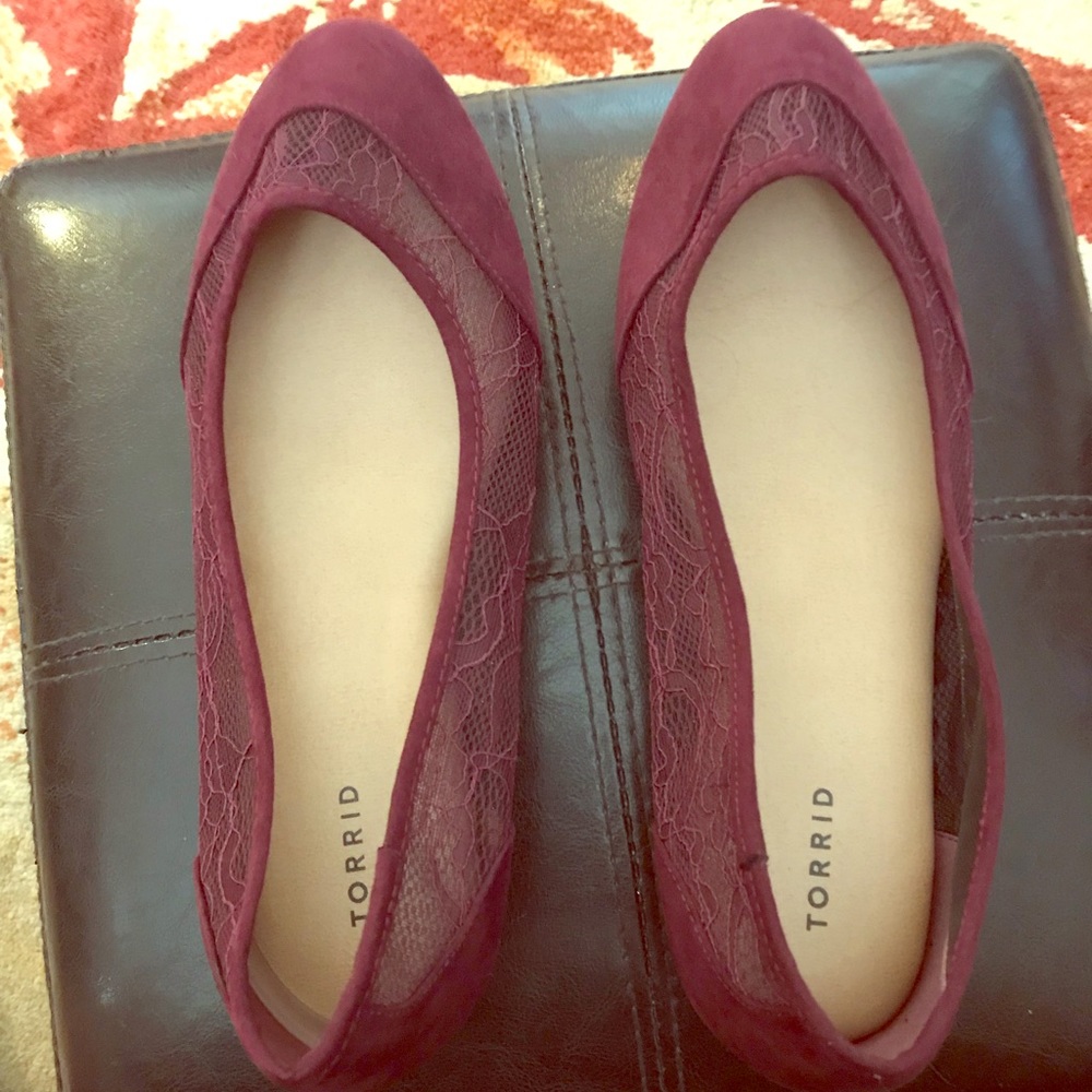 Torrid Burgundy Flats